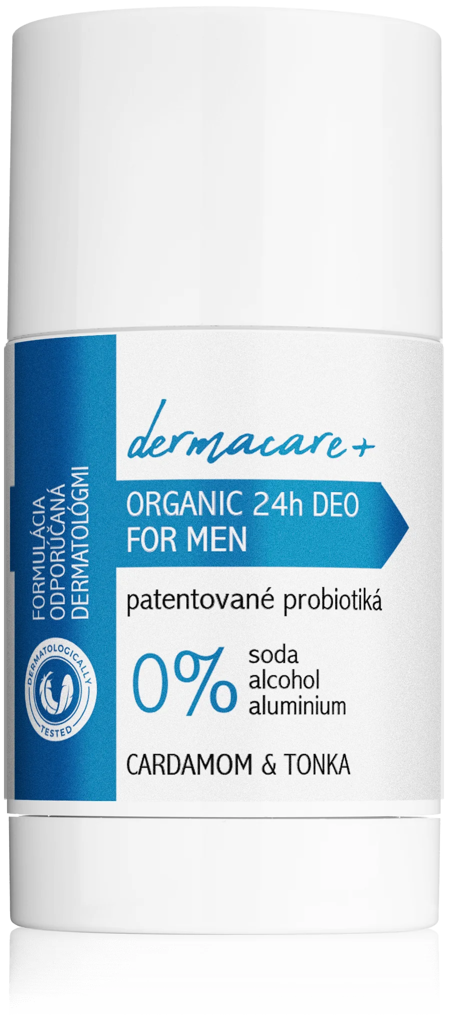 Soaphoria Dermacare+ 24h men: organický dezodorant s prebiotikami a probiotikami - cardamom & tonka