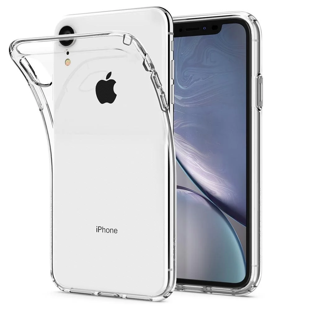 Spigen Liquid Crystal gumené púzdro pre iPhone XR, priesvitné 