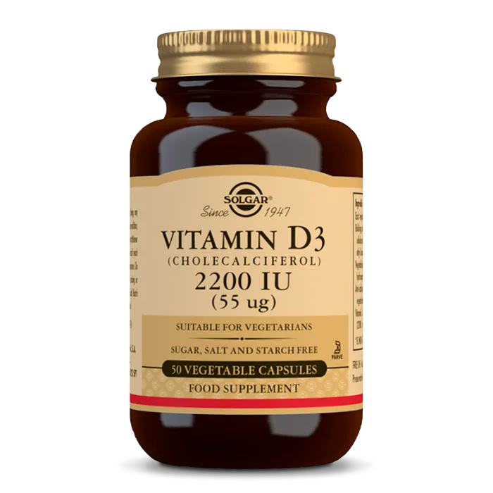 Solgar Vitamín D3 2200 IU 50 kapsúl