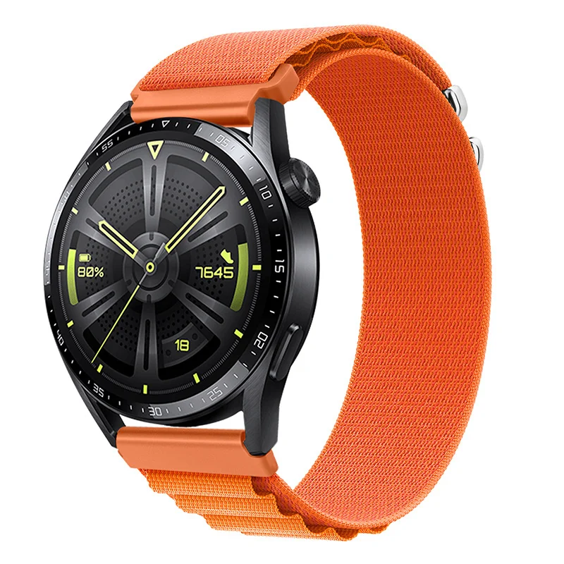 BStrap Nylon Loop remienok na Samsung Galaxy Watch Active 2 40/44mm orange