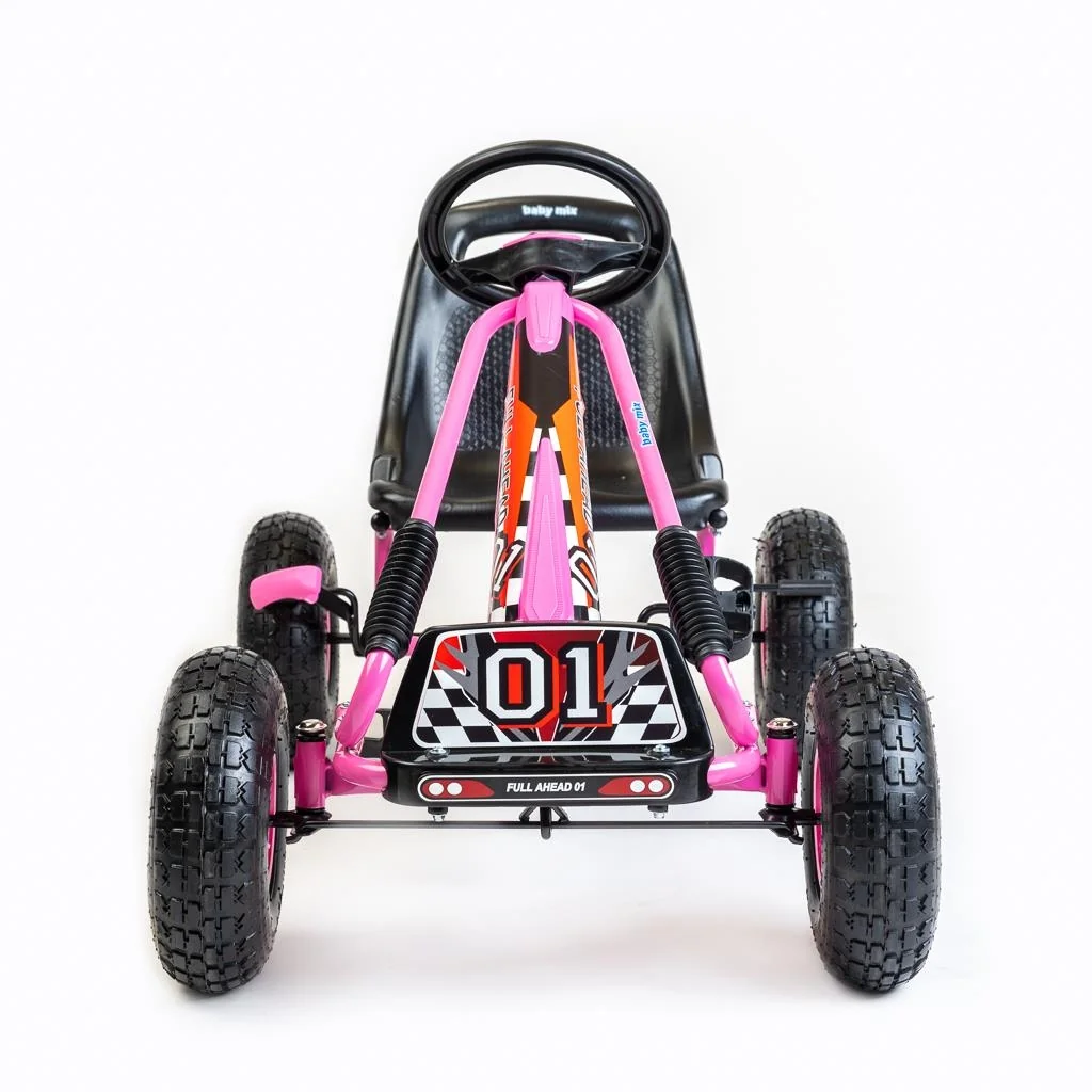 Detská šliapacia motokára Go-kart Baby Mix Razor ružová , 