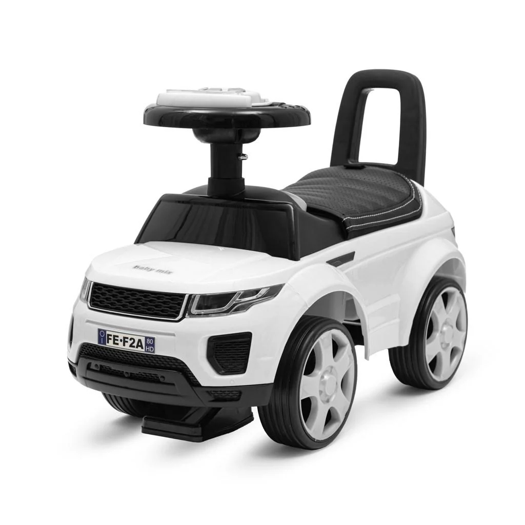 Detské odrážadlo SUV Baby Mix Prime biele v koži , 20C57177