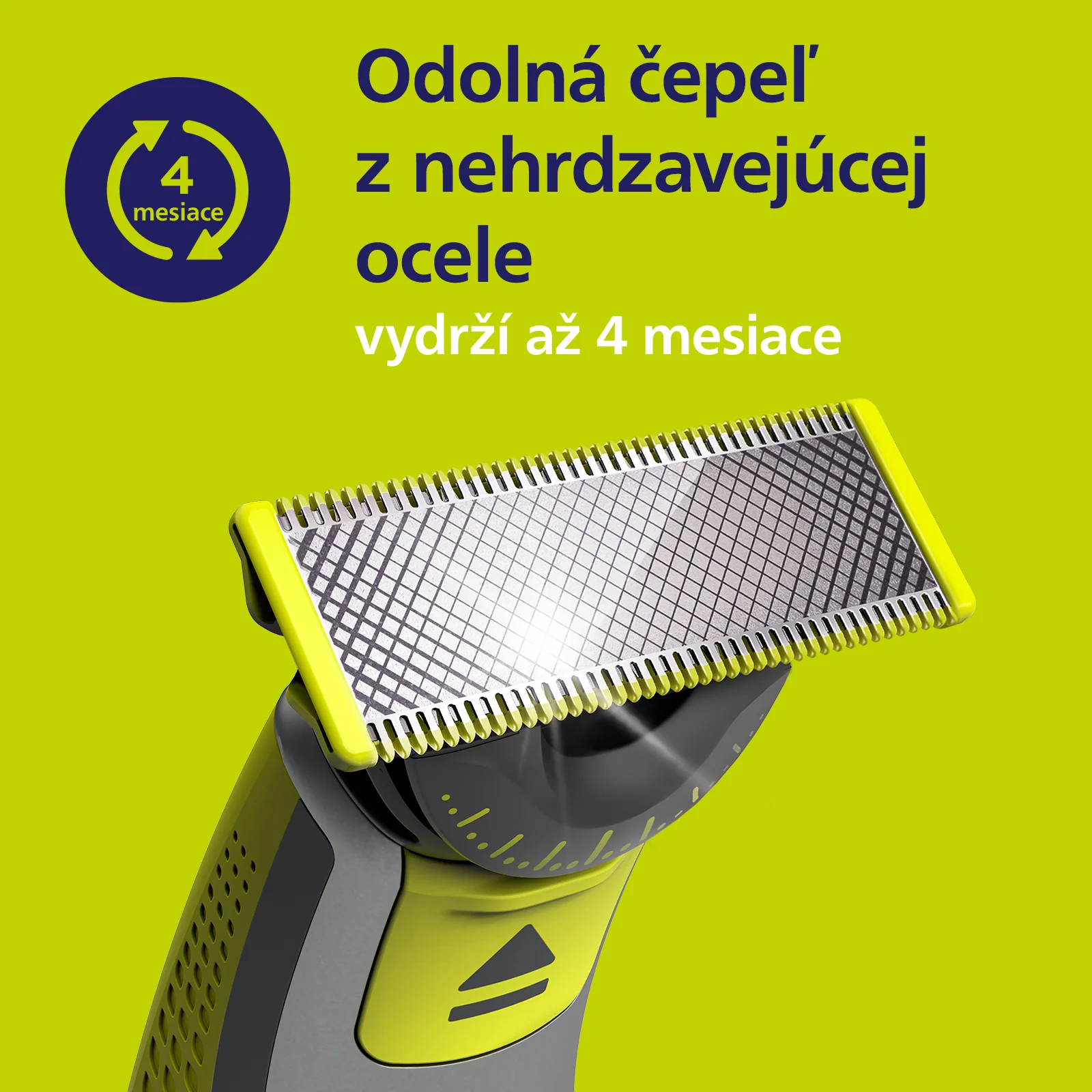 Philips OneBlade QP440/50 Výmenné čepele 360 1×4 ks, výmenné čepele