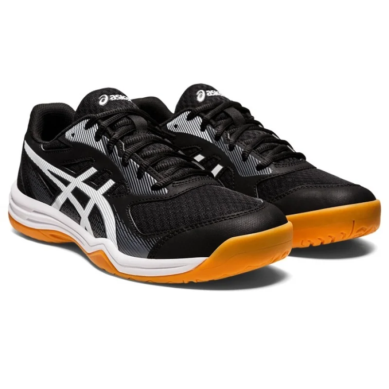 Asics Upcourt 5 Pánska volejbalová/halová obuv, čierna/biela, veľ. 44 