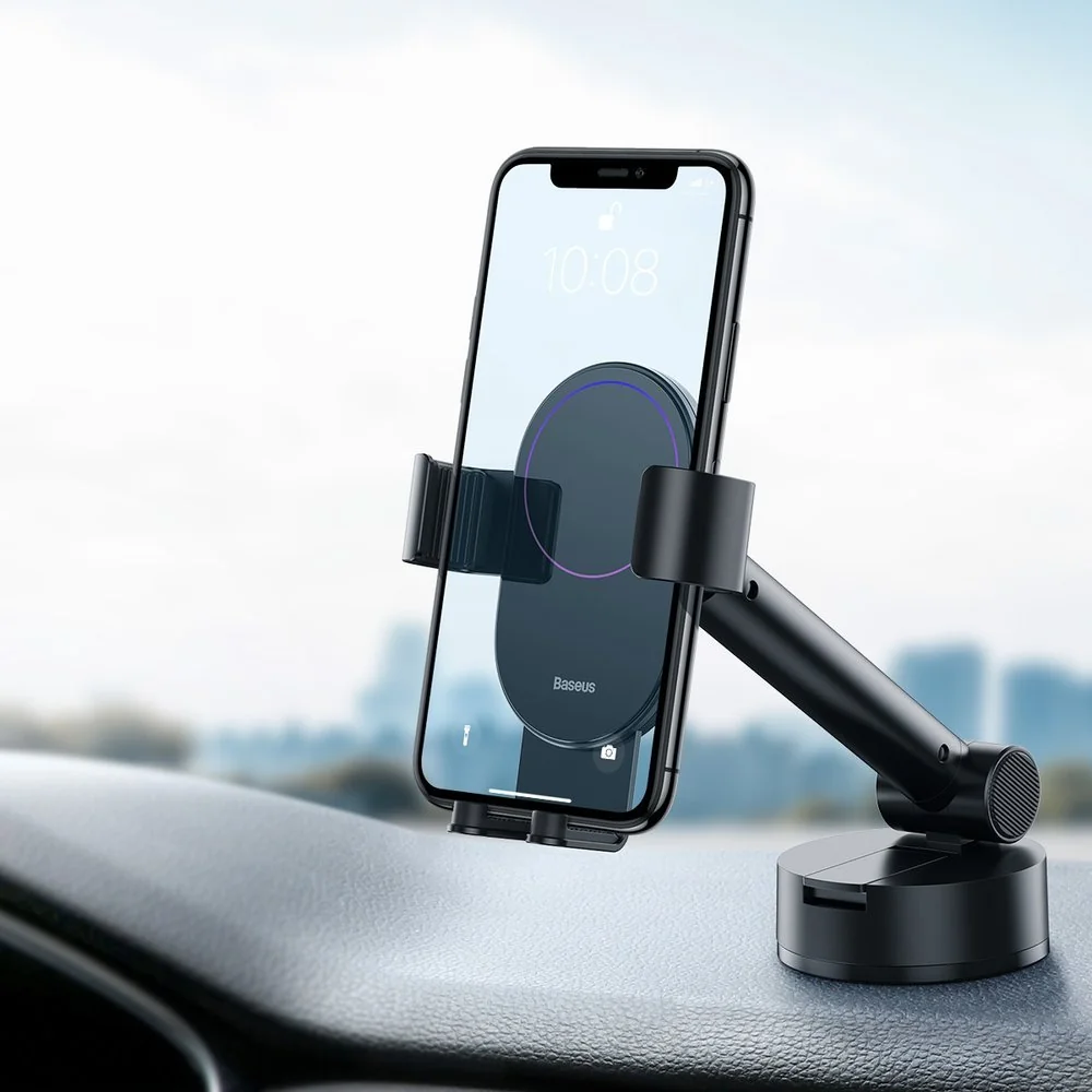 Baseus Gravity Car Mount držiak na mobil do auta, čierny 