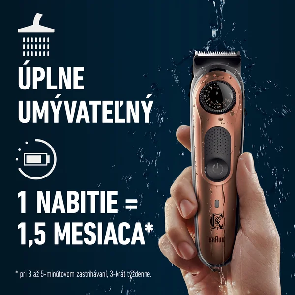 Gillette King C. Zastrihávač Brady pre Mužov PRO 1×1 ks, zastrihávač brady