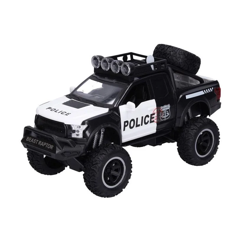 Auto terénne polícia s efektmi 26cm