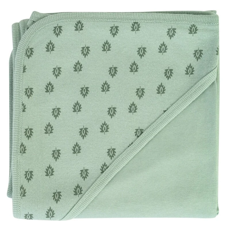 LODGER - Dreamer Newborn Rib Silt Green 100 x 100 cm 