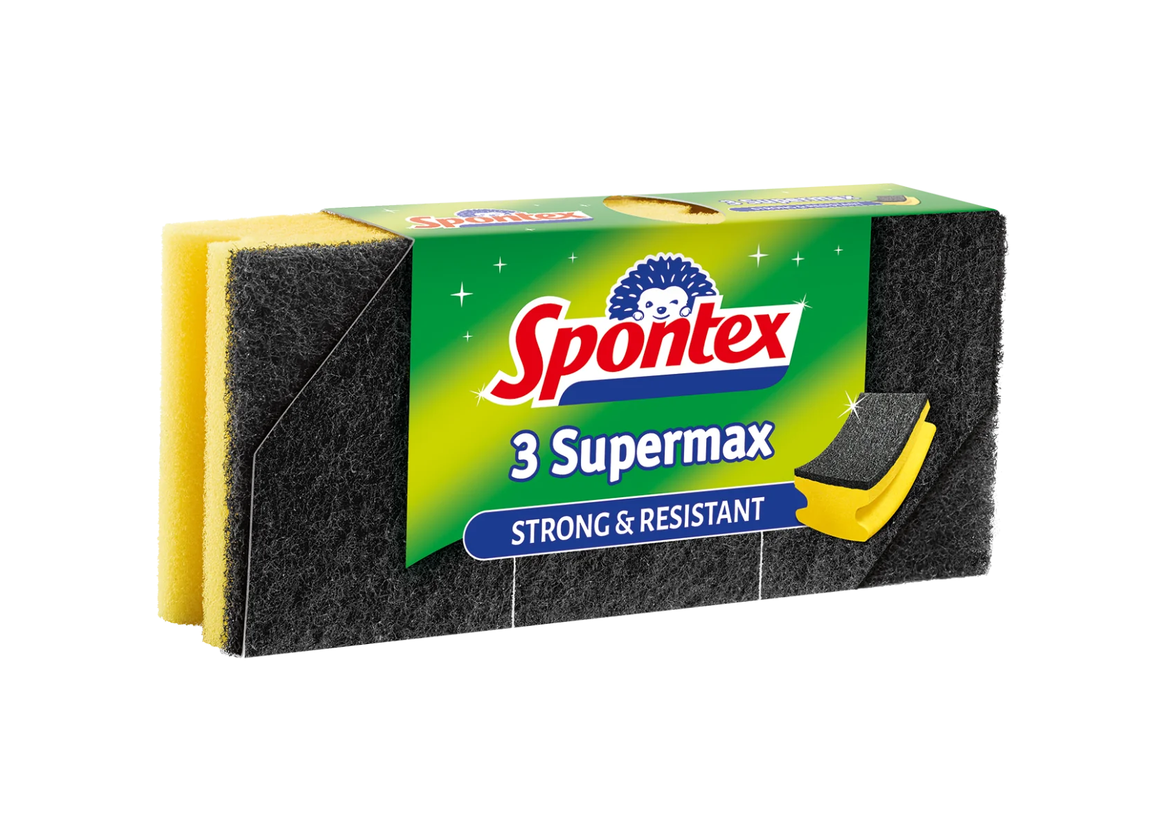 Spontex  Supermax houba tvarovaná velká 3ks 1×3 ks, tvarovaná špongia