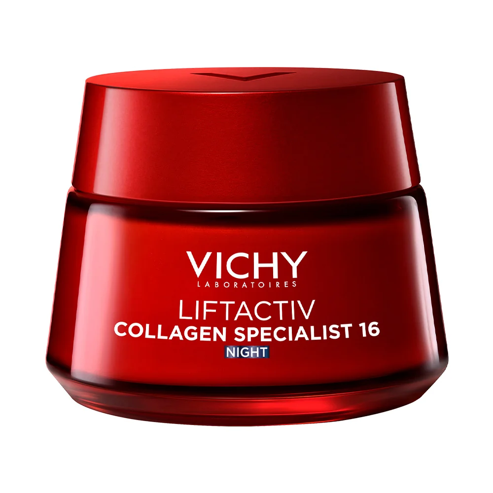 VICHY Liftactiv collagen specialist nočný krém proti vráskam a strate kolagénu v pleti 50 ML