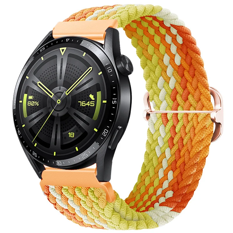 BStrap Elastic Nylon remienok na Huawei Watch GT2 Pro fragrant orange