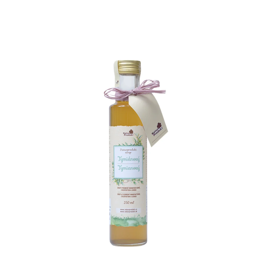 Naturprodukt sirup Tymiánový