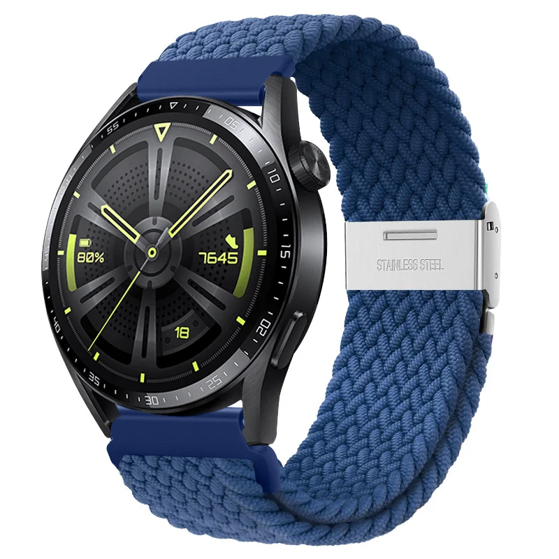 BStrap Elastic Nylon 2 remienok na Samsung Galaxy Watch 3 41mm cold blue