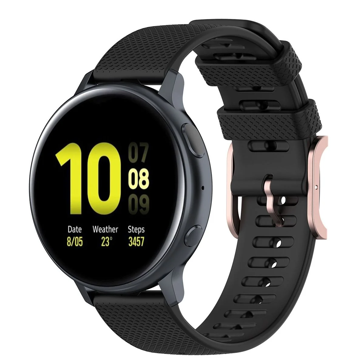 BStrap Silicone Rain remienok na Xiaomi Watch S1 Active black