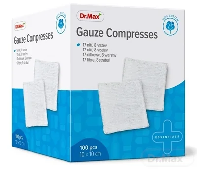 Dr. Max Gauze Compresses 10 x 10 cm