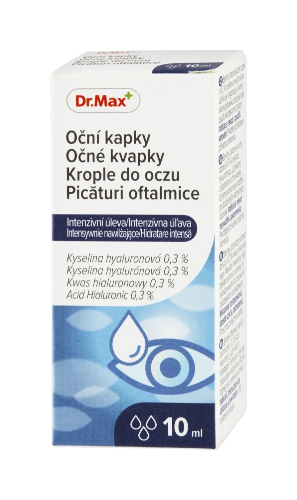 Dr. Max Očné kvapky Intenzívna úľava 1×10 ml, očná voda