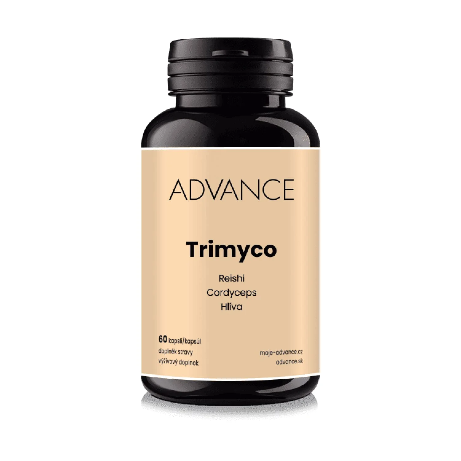 Trimyco 60 cps. – Reishi, Cordyceps, Hliva 1×60 cps, výživový doplnok