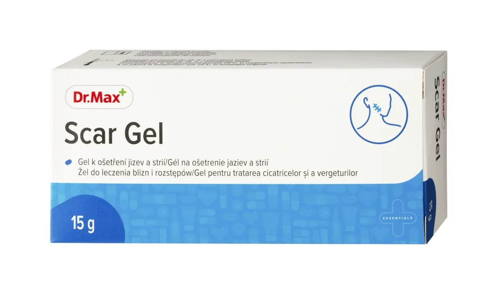 Dr. Max Scar Gel silikónový 1×15 g, gél na ošetrenie jaziev a strií