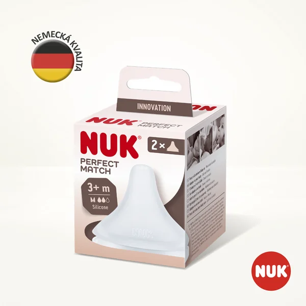 NUK Perfect Match náústok M 2ks (3+ m.) 1×1 ks, náustok