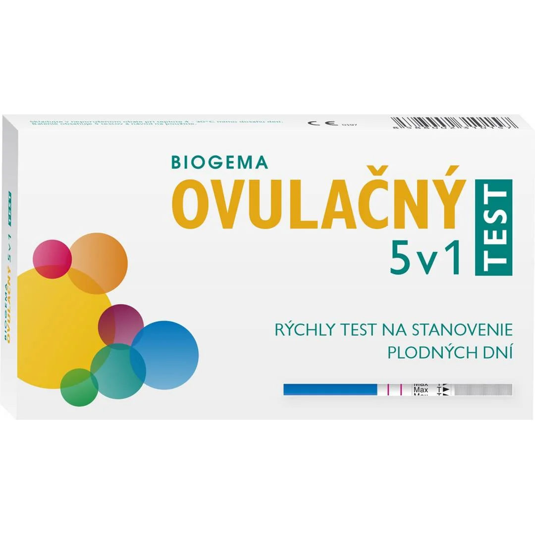 BIOGEMA ovulačný test 5v1