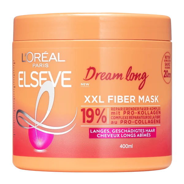 L'Oréal Paris Elseve Dream Long XXL Fiber maska na vlasy 1×400 ml, maska na vlasy