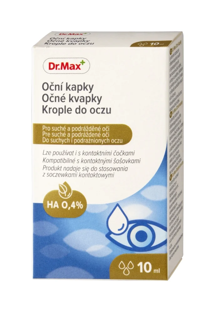 Dr. Max Očné kvapky Komplexná starostlivosť pre suché a podráždené oči