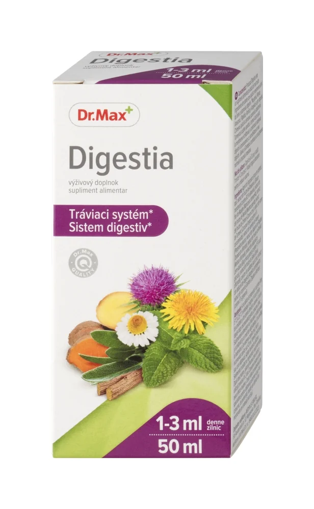 Dr. Max Digestia 1×50 ml, bylinný výživový doplnok