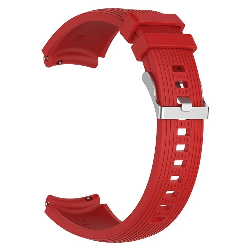 BStrap Silicone Davis remienok na Huawei Watch 3 / 3 Pro dark red