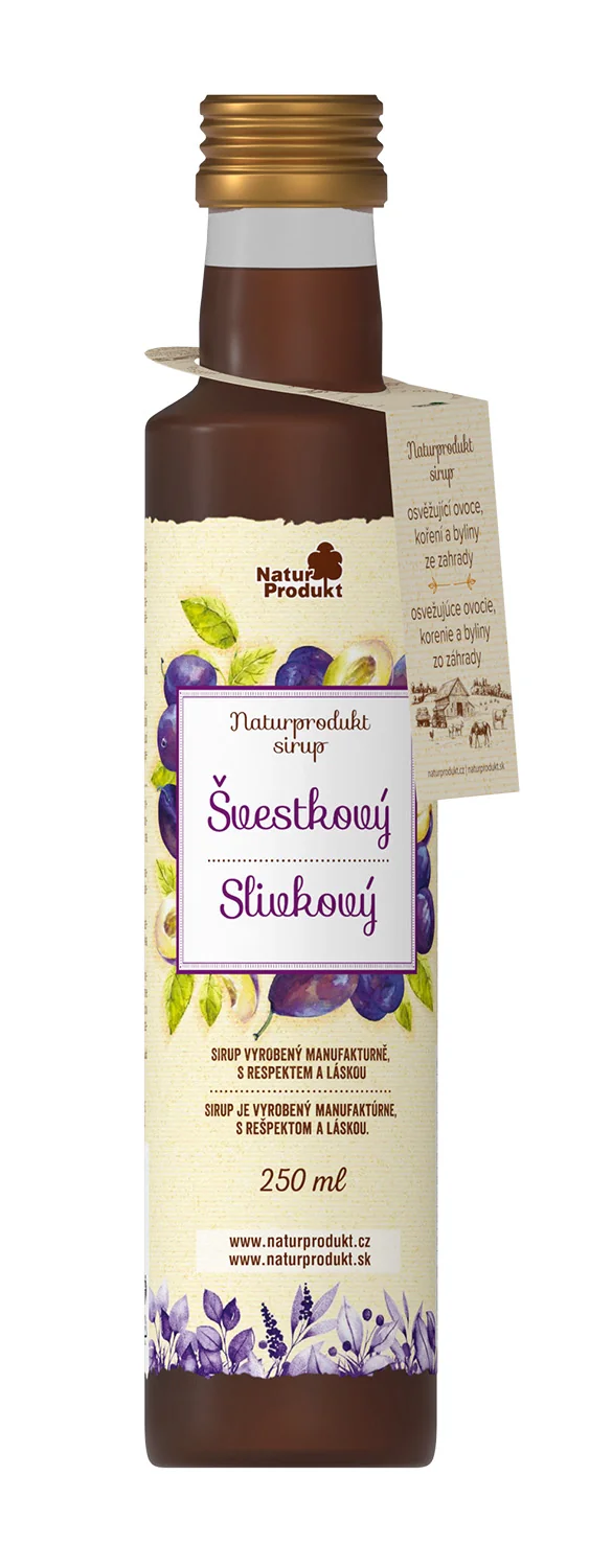 Naturprodukt sirup Slivkový