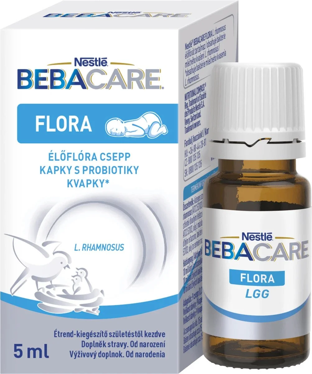 BEBACARE FLORA; kvapky (od narodenia) 1x5 ml