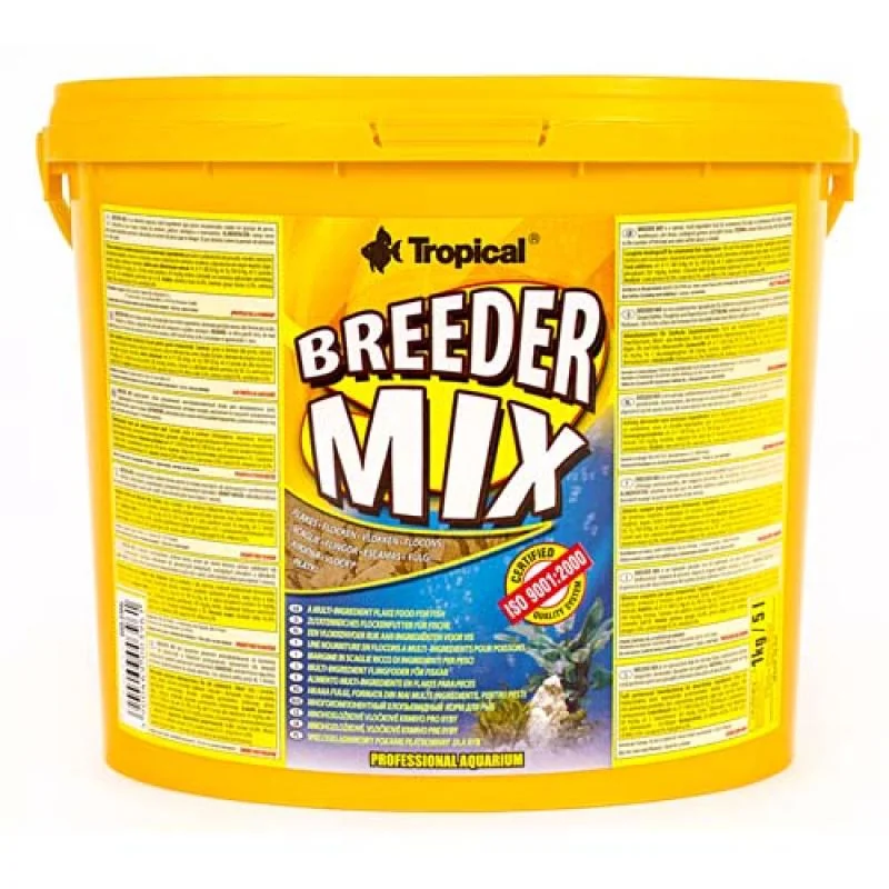 TROPICAL Breeder Mix 5l/1kg mnohozložkové vločkové krmivo pre všetky akváriové ryby 