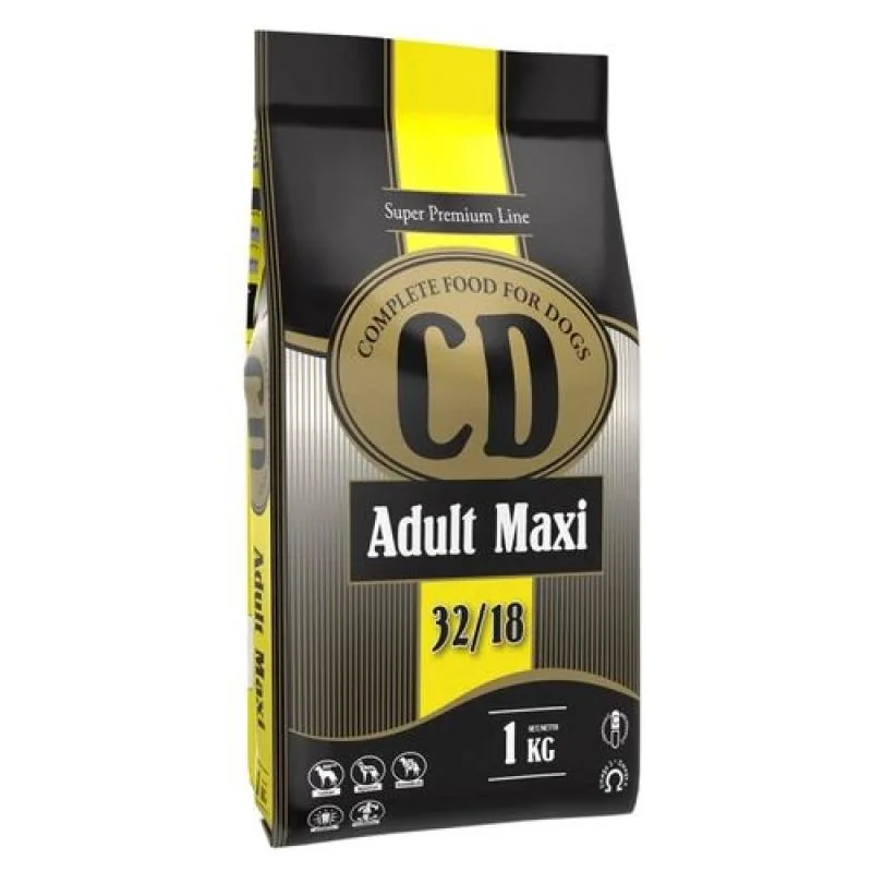 DELIKAN CD Adult Maxi 32/18 1kg Kompletné superprémiové krmivo pre dospelé psy veľkých a obrých plemien