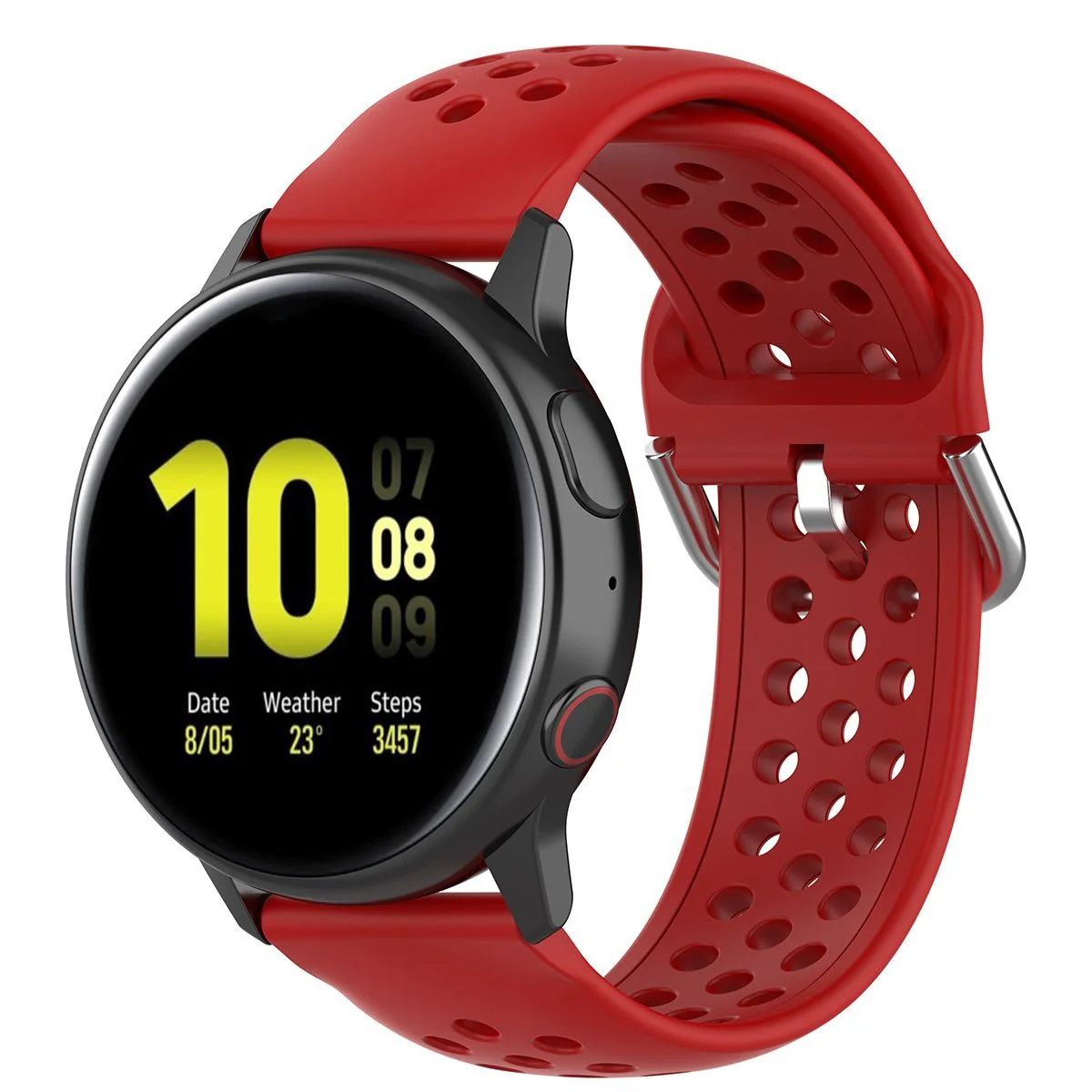 BStrap Silicone Dots remienok na Garmin Venu 2 red