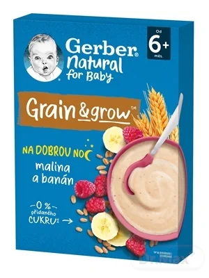 Gerber Natural Mliečna KAŠA Pšenično-ovsená