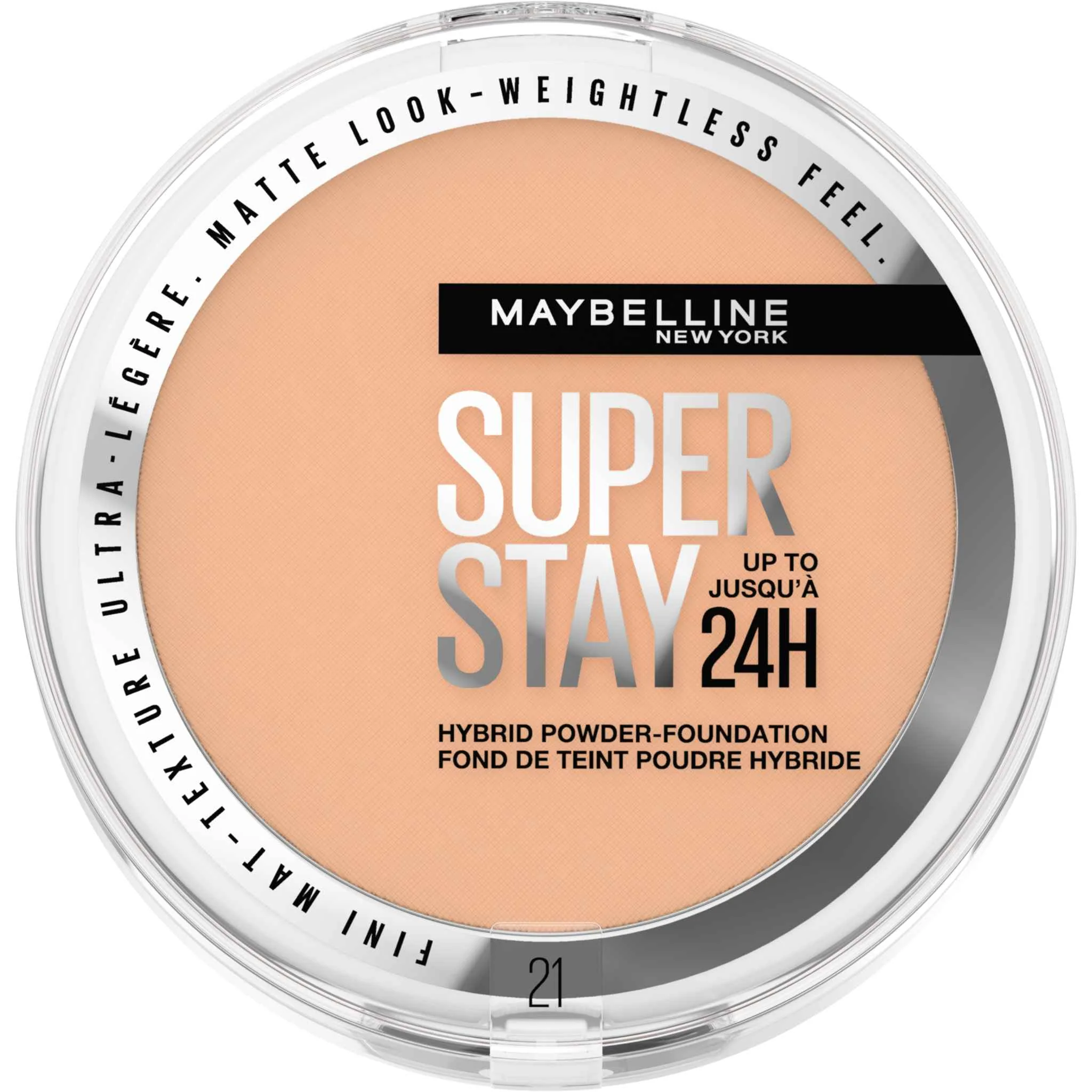 Maybelline New York SuperStay 24H Hybrid Powder-Foundation 21 make-up v púdri, 9 g