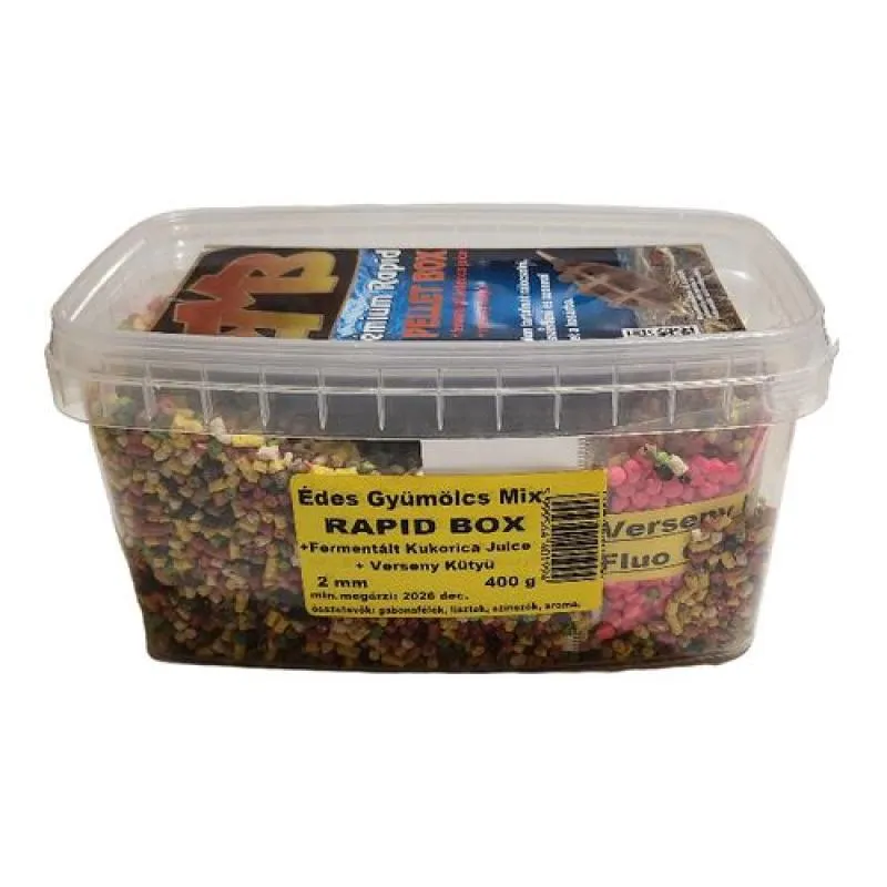 BUKI MIX Premium Rapid Pellet Box 2mm / 400g sladká ovocná zmes 