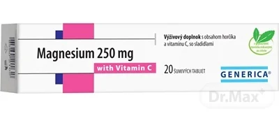 GENERICA Magnesium 250 mg + Vitamin C