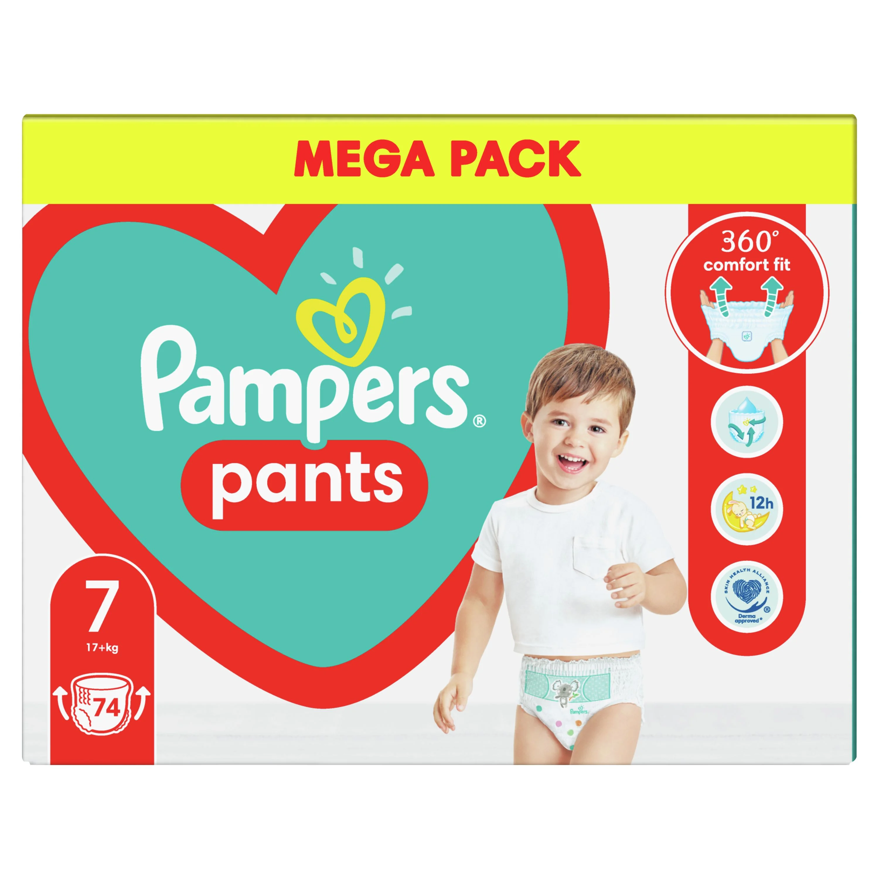 Pampers Pants MB S7 74ks (17+kg) 1×74 ks, detské plienkové nohavičky