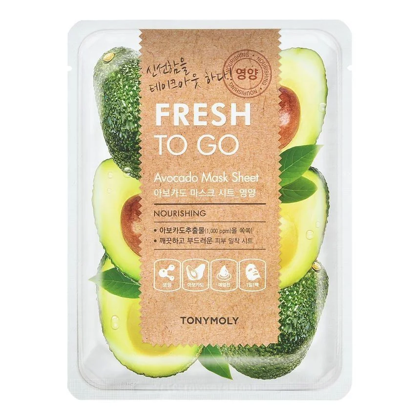 Tony Moly Fresh To Go Avocado Mask Sheet 25 g / 1 sheet