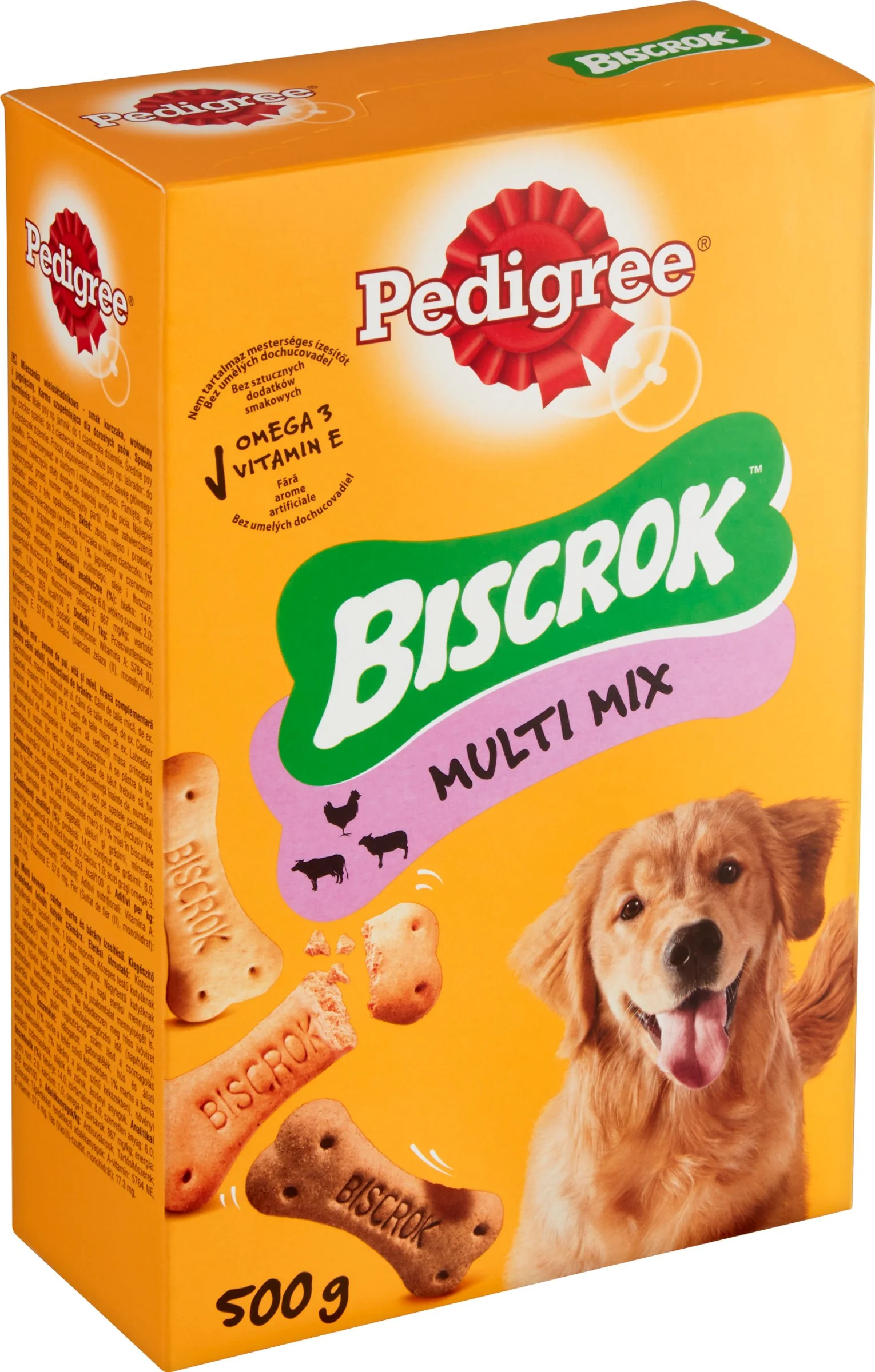 PEDIGREE pochúťka Biscrok 500g 1×150 g, pochúťka pre psy