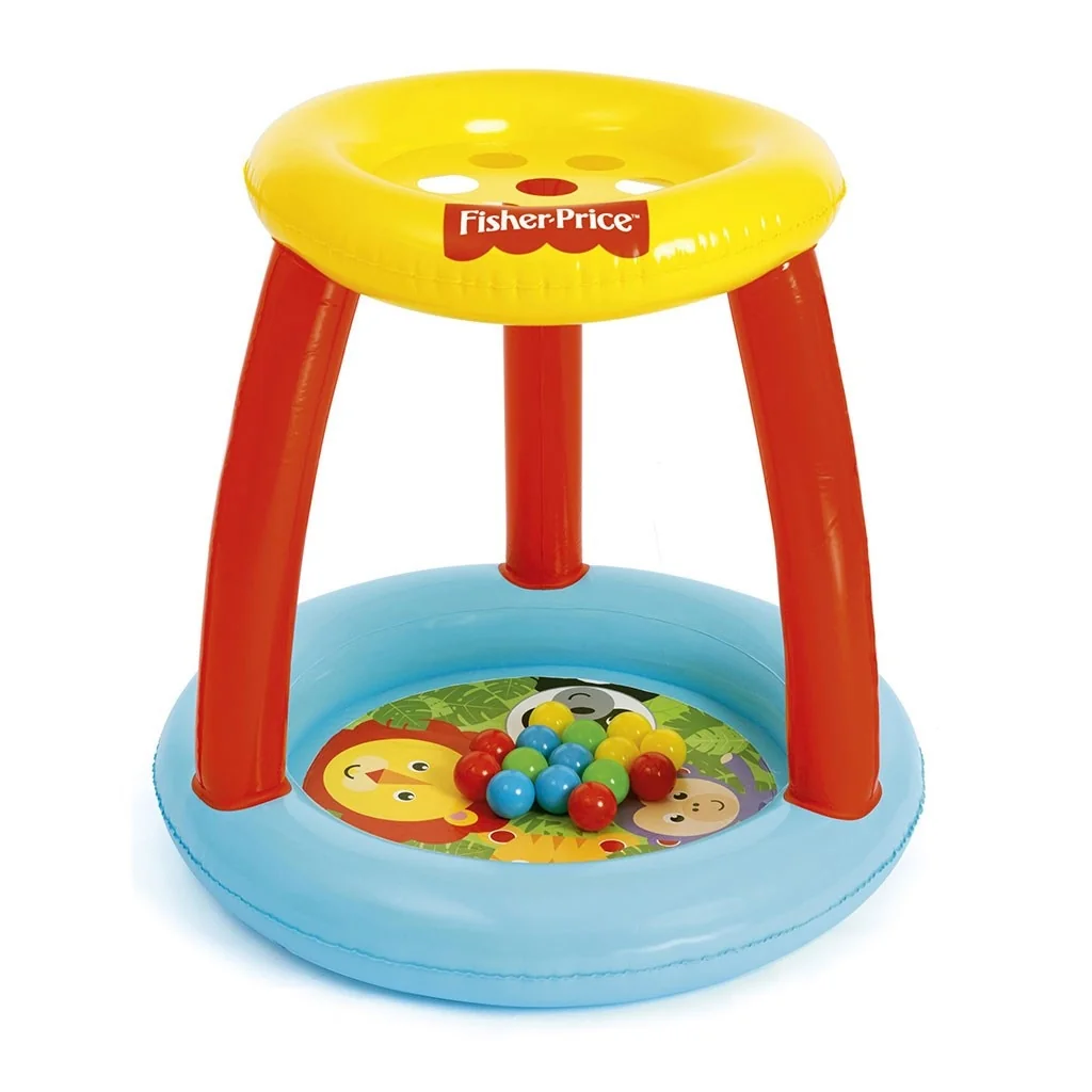 Detské nafukovacie hracie centrum s otvormi na lopty Fisher Price , 20C48237