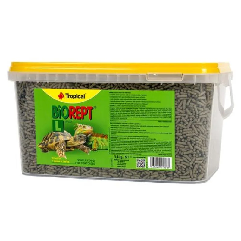 TROPICAL Biorept L 5l/1,4kg krmivo pre suchozemské korytnačky