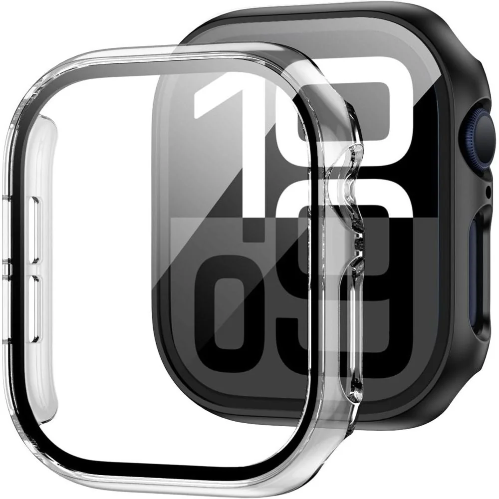 Tech-Protect Defense 360 puzdro so sklom na Apple Watch 10 46mm, pries vitné