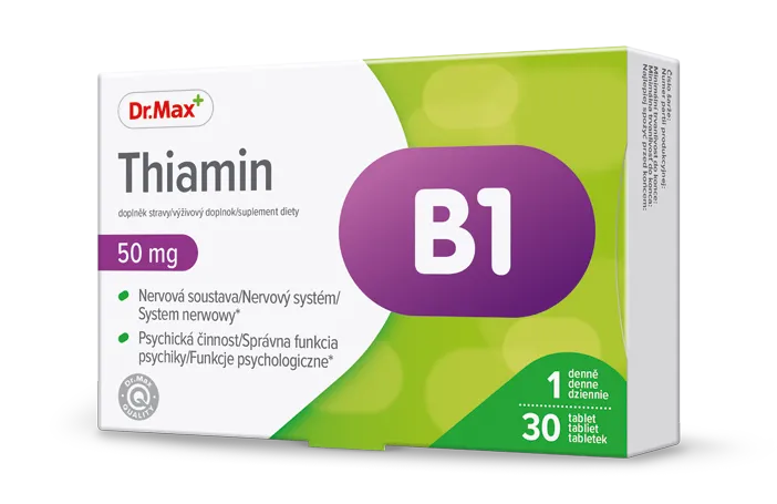 Dr. Max Tiamín 50 mg 30 tabliet