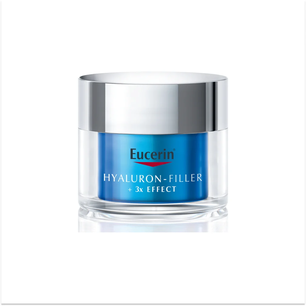 Eucerin HYALURON-FILLER + 3x EFFECT Nočný hydratačný booster 1×50 ml