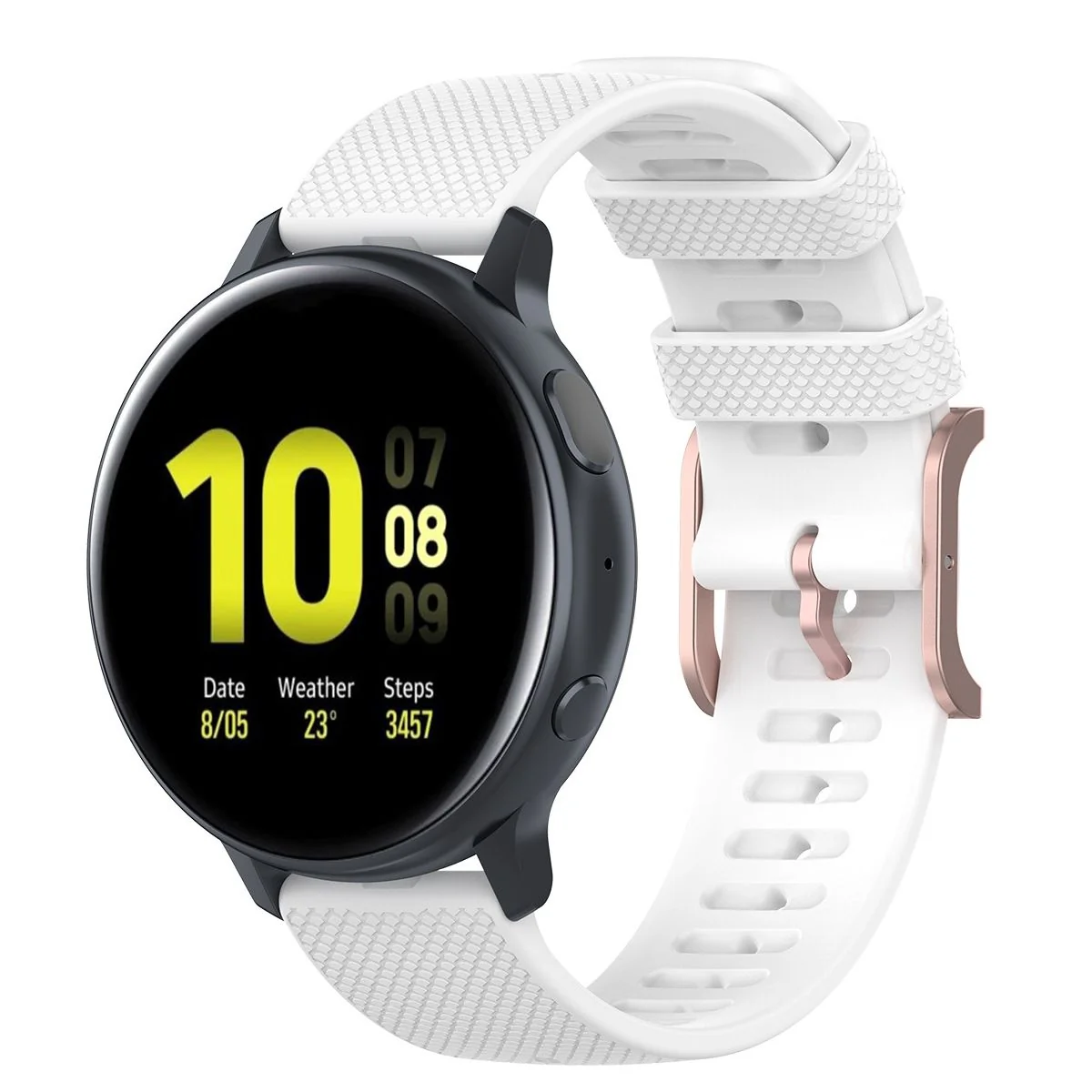 BStrap Silicone Rain remienok na Huawei Watch GT2 42mm white