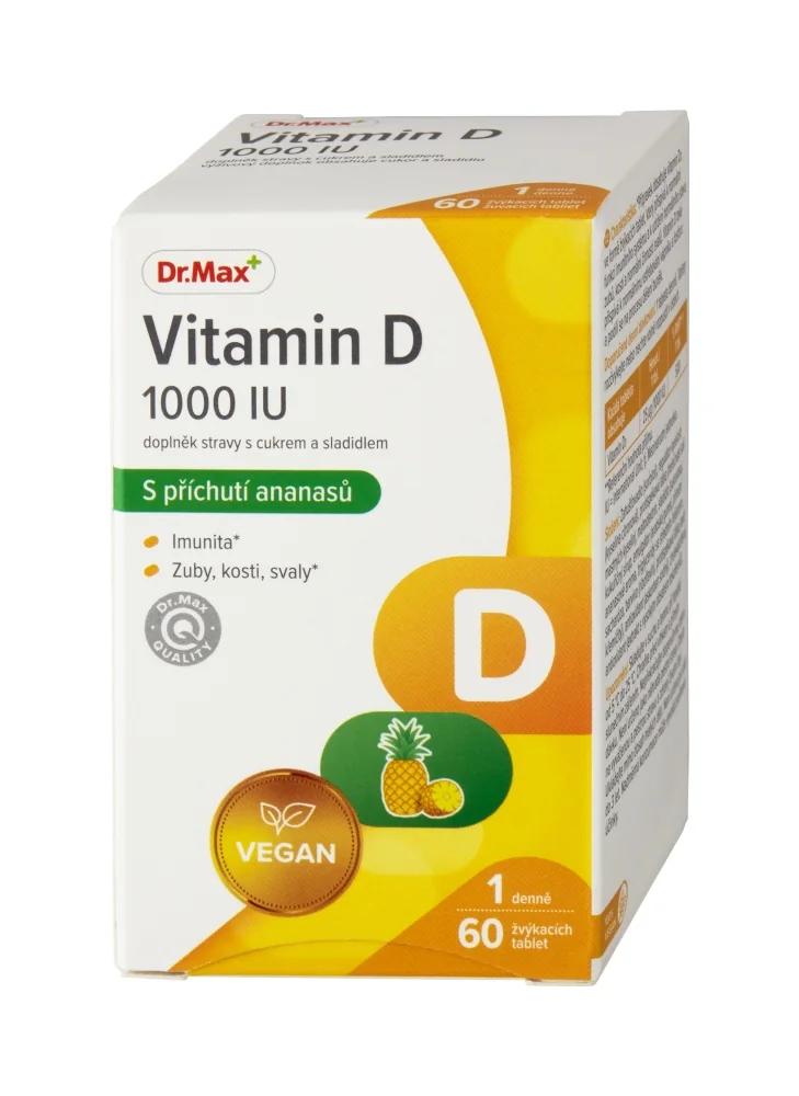 Dr. Max Vitamín D 1000 IU 1×60 tbl