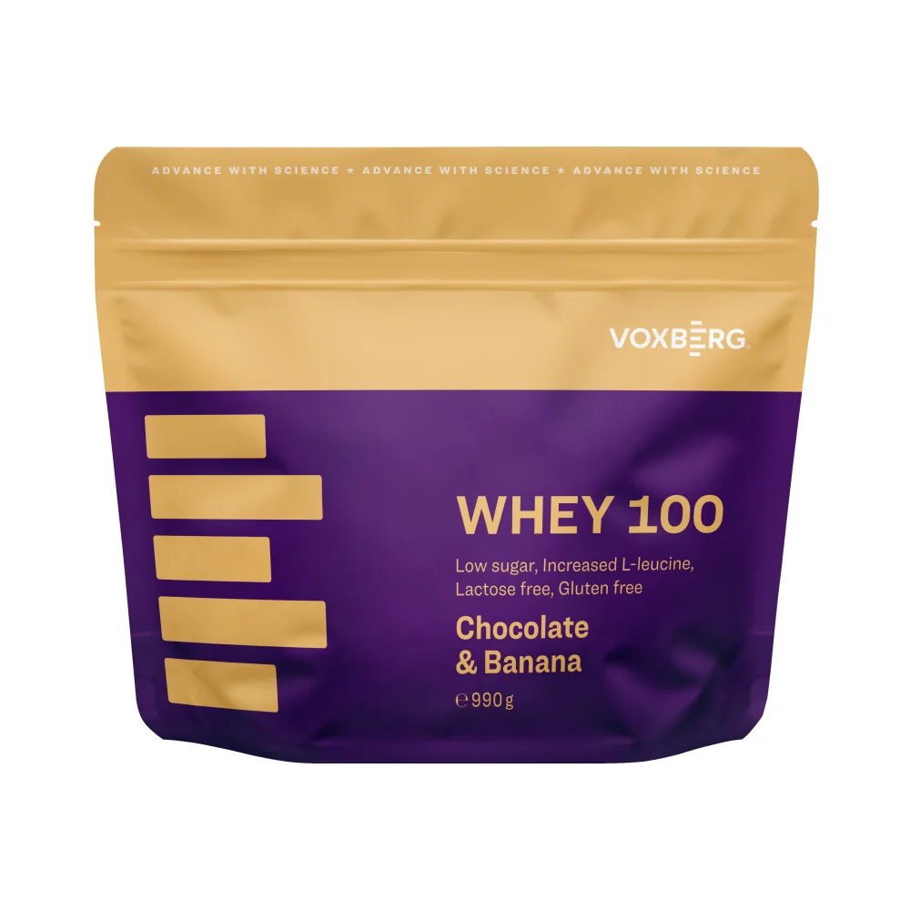 Voxberg Whey 100 990 g čokoláda-banán