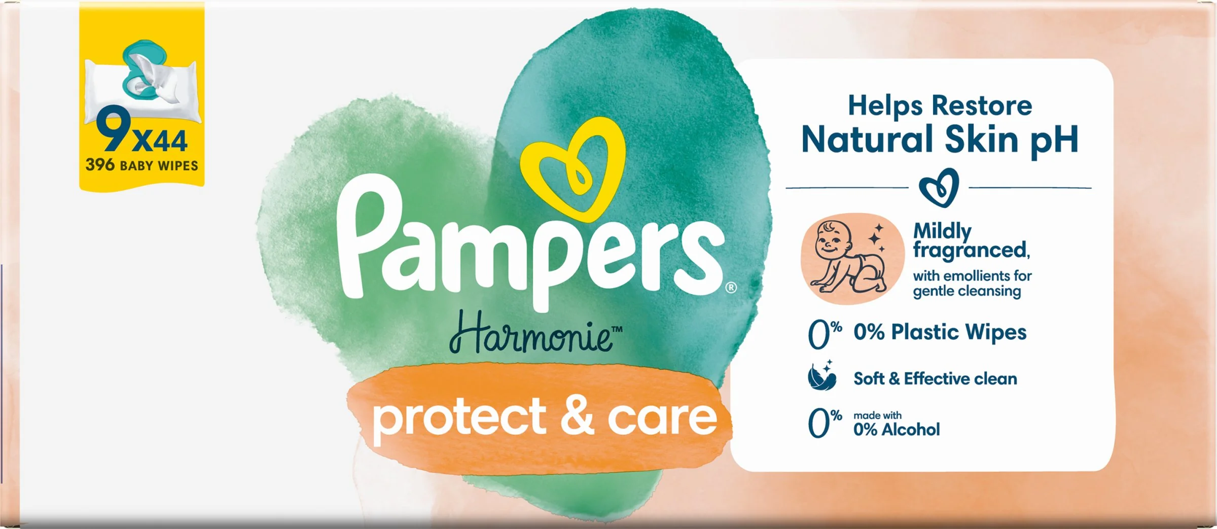 PAMPERS HARMONIE PROTECT&CARE VLH.OBRUSKY 396KS