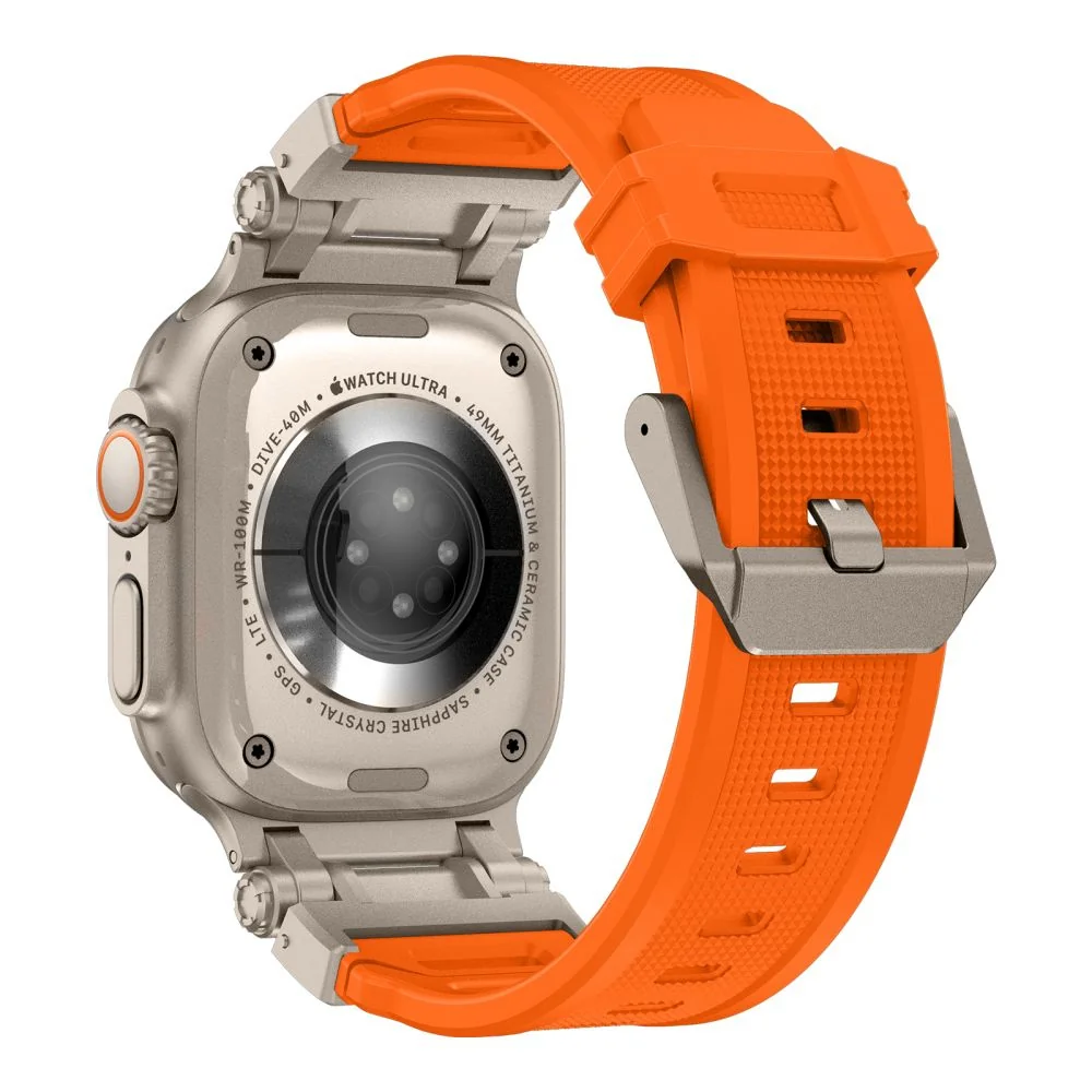 Tech-Protect Delta Pro remienok na Apple Watch 42/44/45/49mm orange /titanium